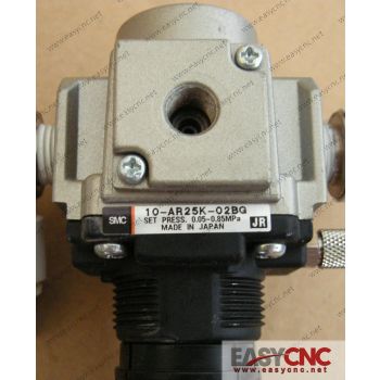 10-AR25K-02BG SMC SET PRESS. 0.05-0.85MPa used