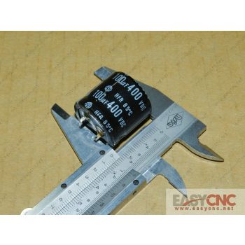 100uf 400VDC Hitachi capacitor 25*25mm used