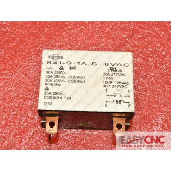 841-S-1A-S 6VAC Songchuan realy used