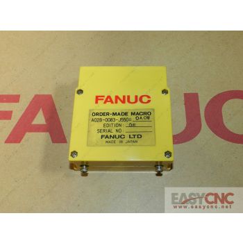 A02B-0083-J550#0A0W Fanuc order-made Macro used