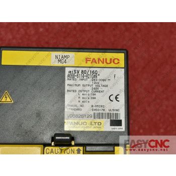 A06B-6114-H210#N Fanuc servo amplifier module aiSV80/160 used