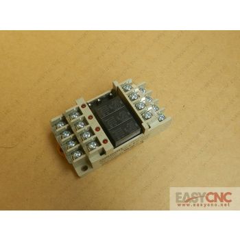 G6B-4BND G6B-1114P 24VDC Omron realy and pedestal new