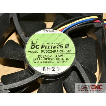 PUDC24K4RS-612 servo fan used