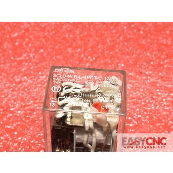 SCLD-W-B-L-4PDT-C 12VDC Songchuan realy new
