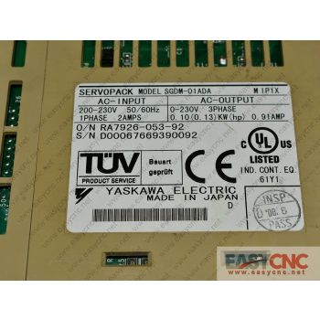 SGDM-01ADA Yaskawa servopack used