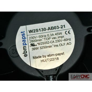 W2S130-AB03-21 Ebm-Papst fan new