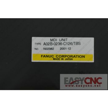 A02B-0236-C126/TBS FANUC KEYBOARD NEW AND ORIGINAL