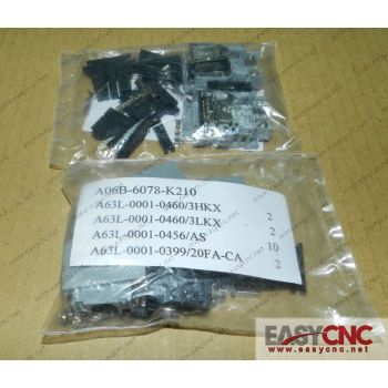 A06B-6078-K210 Fanuc Connector A63L-0001-0460/3HKX A63L-0001-0456/AS A63L-0001-0460/3LKX A63L-0001-0399/20FA-CA new