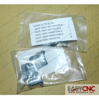 A06B-6134-K201 Fanuc Connector A63L-0001-0812#R08DX A63L-0001-0812#CRM A63L-0001-0460#3HKY A63L-0001-0460#3HKX A63L-0001-0456#AS new