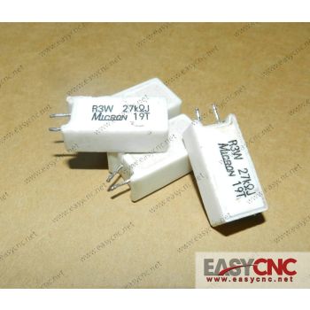 A40L-0001-R3W#27KRJ Fanuc resistor 27KRJ R3W used