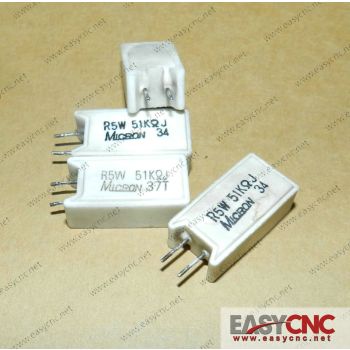 A40L-0001-R5W#R51KRJ Fanuc resistor R5W 51KRJ  used